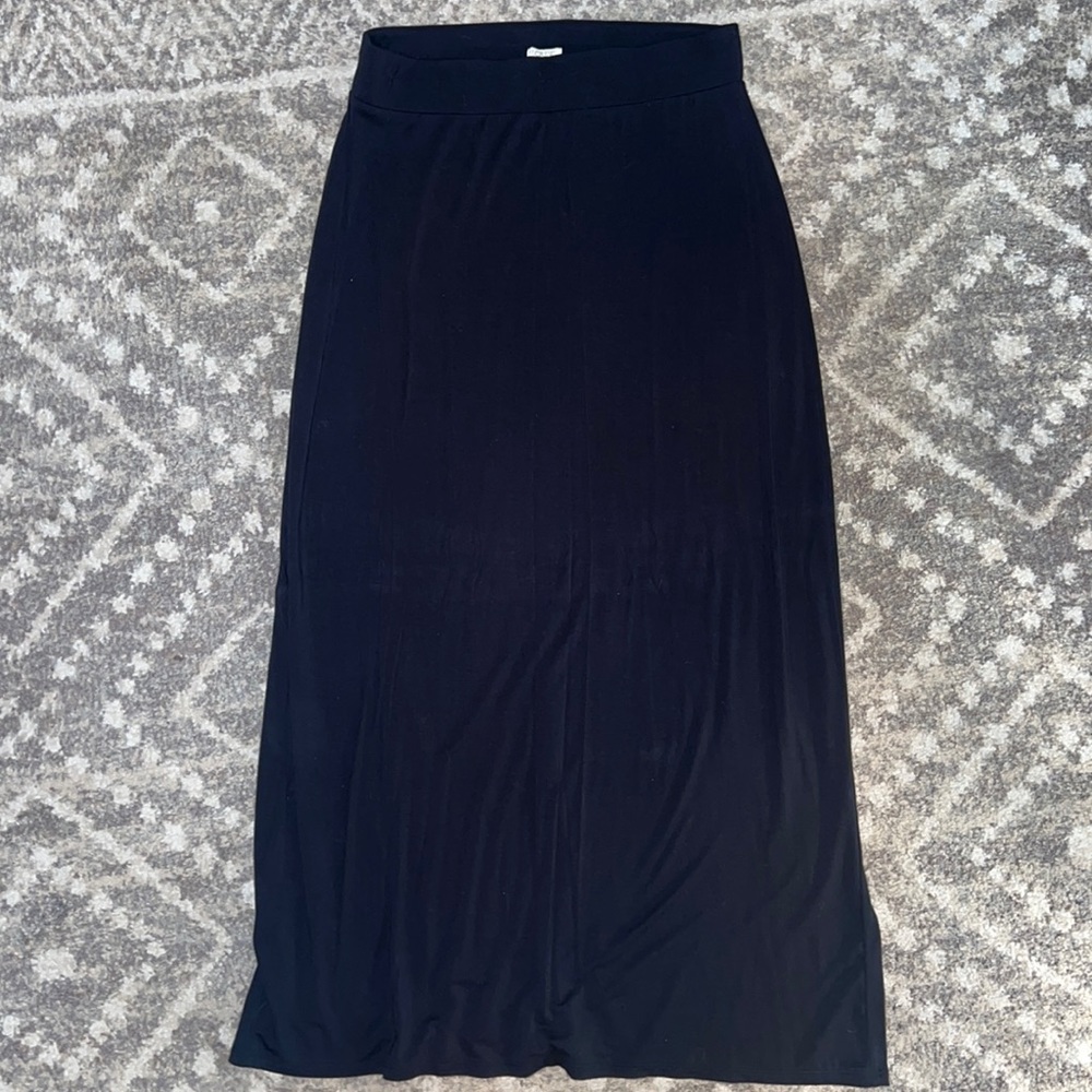J. Crew Black Maxi Skirt Size Small
